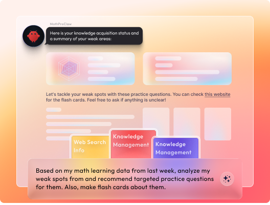 Learning Assistant scenario preview